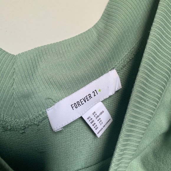 Forever 21 Plus size (2X) mint green sweater - Picture 3 of 4
